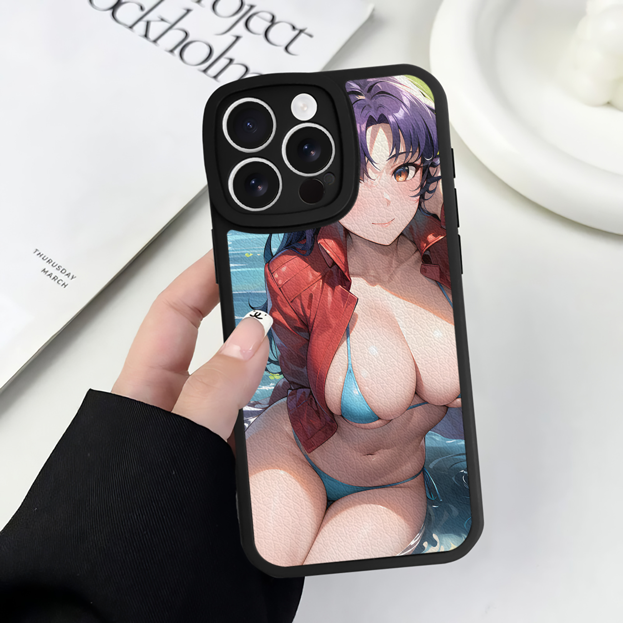 （画像用） EVA 新世紀エヴァンゲリオン 【iPhone 16シリーズ対応】シリコンスマホケース（レザー調） 材質：シリコン